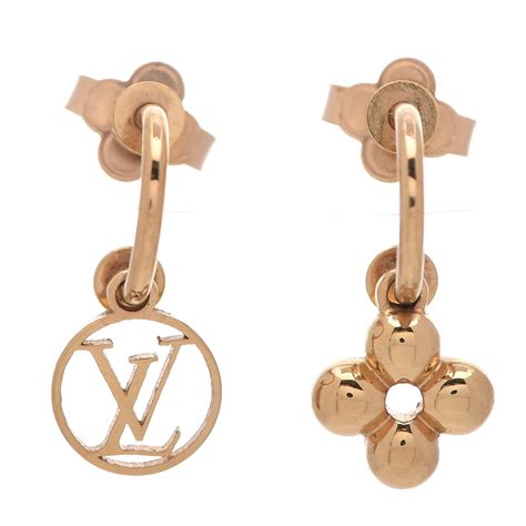 louis vuitton circle earrings|louis vuitton enamel earrings.